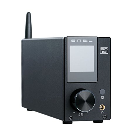 SMSL AD18 80Wx2 Bluetooth 4.2 HIFI USB DSP Full Digital Decoding Power Amplifier Optical Coaxial Input