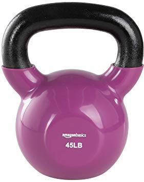 AmazonBasics Vinyl Kettlebell