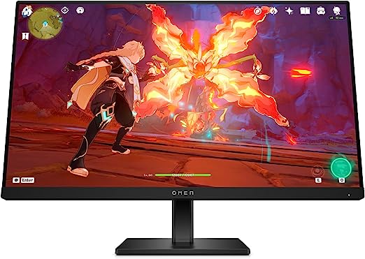 OMEN 23.8" FHD 165Hz Gaming Monitor, FHD Display (1920 x 1080), IPS panel, 99% sRGB, 90% DCI-P3, 16:9, AMD FreeSync Premium Technology, 24 (2023)