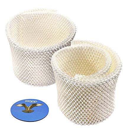 HQRP 2-pack Wick Filter compatible with Kaz 3000, 3300, 3400, EV710 Evaporative Humidifers, WF1 WF-1 Replacement