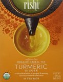 Rishi Tea Organic Herbal Tea Caffeine-Free Turmeric Ginger -- 15 Tea Bags