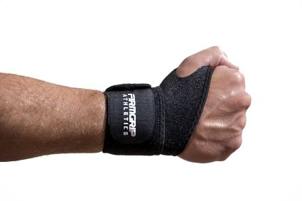 FirmGrip Athletics Wrist Support Straps Wraps Bands 2 Pack For Lifting Crossfit Workouts Sports Men and Women