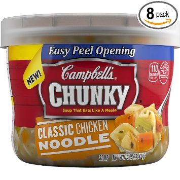 Campbell's Chunky Soup, Classic Chicken Noodle, 15.25 Ounce (Pack of 8)