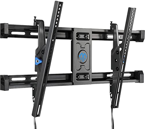 PERLESMITH Tilt TV Wall Mount Bracket for 40-82 Inch LED LCD OLED 4K Curved Flat Screen TVs-12°Advanced Tilting TV Mount with VESA 600x400mm up to 135 LBS-Easily Adjust Level PSLT4