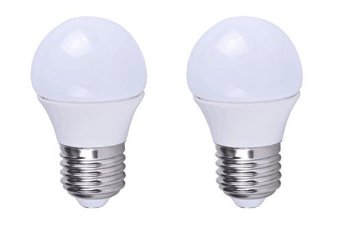 Grimaldi Lighting LED Bulb, Vibration Resistant Garage Door Bulb, 400 Lumens, 5 Watts, Sold in 2-Packs, Pure White, 40W Equivalent