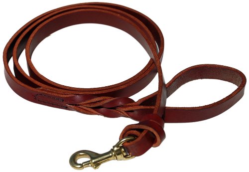 Signature K9 Knot Braided Heavy Leather Leash
