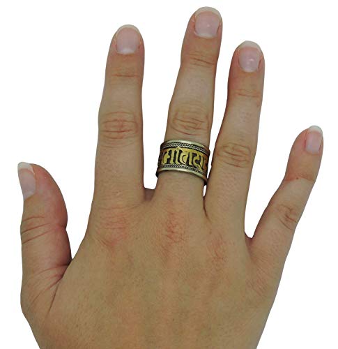 Hands Of Tibet Tibetan Om Mani Padme Hum Healing Ring