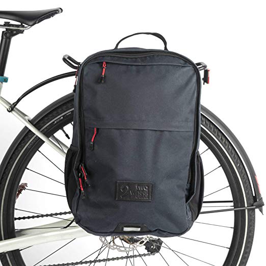 Two Wheel Gear - Pannier Backpack Plus  (Large) - 2 in 1 - Bike Commuting and Travel Bag