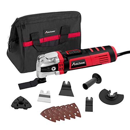 Oscillating Tool, Multifunctional Tool with 4.5°Oscillation Angle, 3.5-Amp and Variable Speeds, 13pcs Accessories Included, Avid Power MW146
