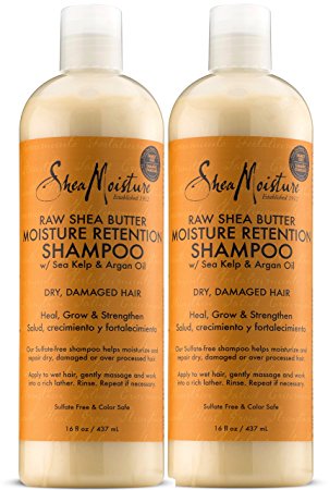 SheaMoisture Raw Shea Butter Moisture Retention Shampoo (Pack of 2)