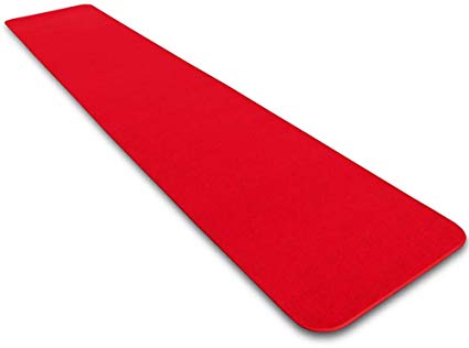 House, Home and More Red Carpet Aisle Runner - 3' x 25' - Many Other Sizes to Choose From