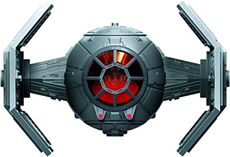 Star Wars Mission Fleet Stellar Class Darth Vader TIE Advanced 2.5-Inch-Scale Figure and Vehicle, Toys for Kids Ages 4 and Up (E95985X1)