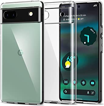 Google Pixel 6a Case, Pixel 6a Case Clear, CASEVASN Ultra [Slim Thin] Flexible Clear TPU Soft Silicone Scratch Resistant Gel Rubber Protective Phone Case Cover for Google Pixel 6a (Clear)