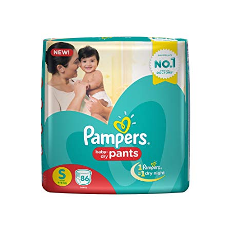 Pampers Small Size Diapers Pants (86 Count)