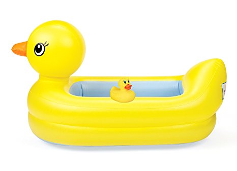 Munchkin White Hot Inflatable Safety Tub and Bath Ducky Set (Discontinued by Manufacturer)