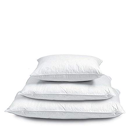 Adams Linens Luxury Duck Feather & Down Cushion Pad Filler Pack of 6 (22" x 22")