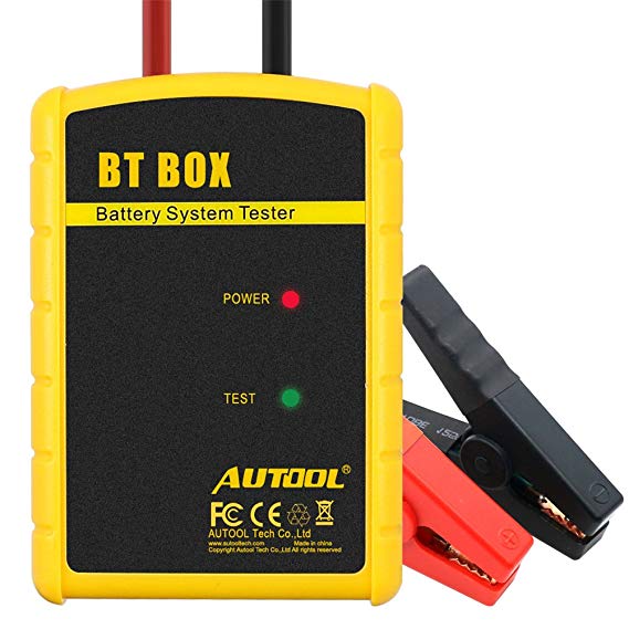 Wireless Bluetooth Car Battery Tester Automotive Battery Analyzer for Regular Flooded,Auto Cranking and Charging System Diagnostic Analyzer Cover All 12V Vehicles,Boat for Android & iOS System