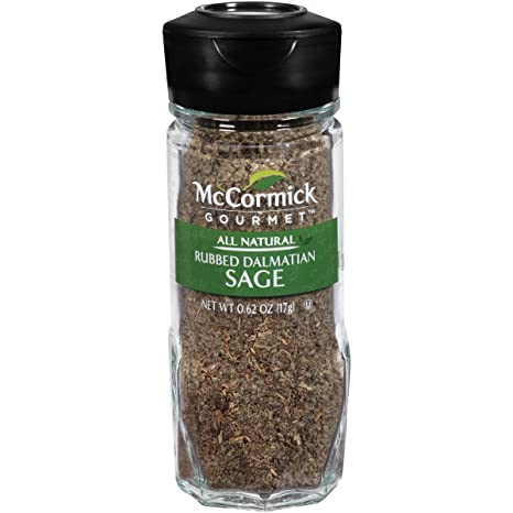 McCormick Gourmet Collection, Rubbed Dalmation Sage, 0.62-Ounce Unit (Packaging  May Vary)