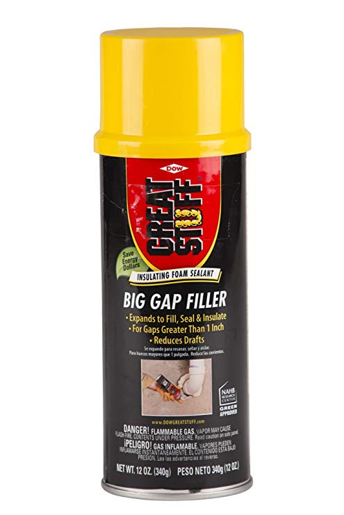 Great Stuff 282047 Big Gap Filler, 12 oz. (Pack of 8)