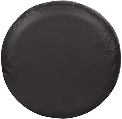 Explore Land 26-27.75 inch Spare Tire Cover Fits Trailer, RV, Truck, Camper, Tough Vinyl Tire Wheel Soft Cover, Black