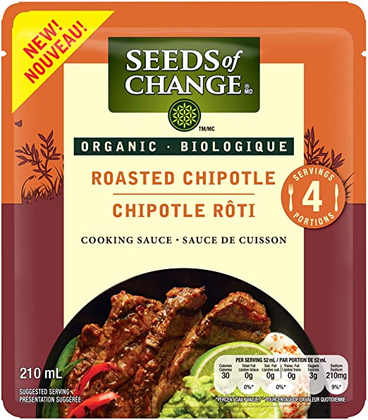 Seeds of Change Roasted Chipotle Cooking Sauce, 1 Count