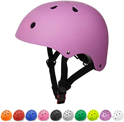 Glaf Kids Bike Helmet Toddler Helmet Children Multi-Sport Helmet CPSC Certified Impact Resistance Ventilation Adjustable Helmet Skateboard Cycling Helmet