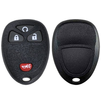 Discount Keyless Replacement 4 Button Case and Button Pad 15913421