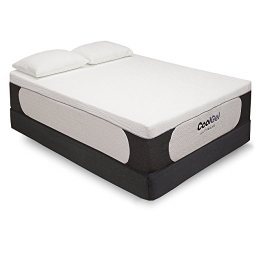 Classic Brands Cool Gel Ultimate 14-Inch Plush Gel Memory Foam Mattress, Twin Extra-Long Size