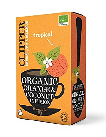Clipper Orange and Coconut Tea Bags