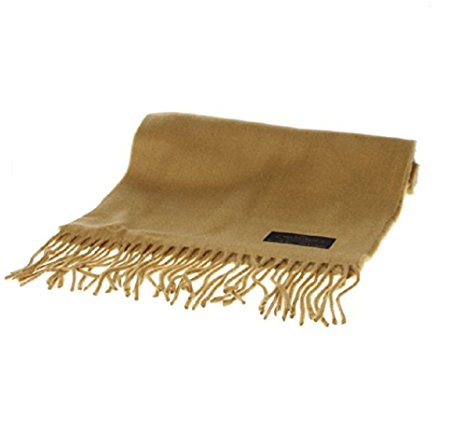 100% Cashmere Wool Scarf Solid Colors Made in Germany
