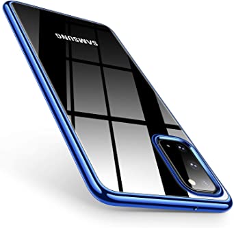 TORRAS Crystal Clear Designed for Samsung Galaxy S20 Case/Galaxy S20 5G Case 6.2 Inch, Ultra-Thin Slim Fit Soft Silicone TPU Cover Case Compatible with Samsung Galaxy S20 5G (2020), Royal Blue