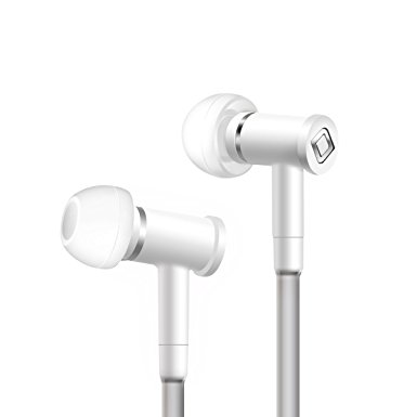 Anti-radiation Hollow Air Tube Stereo Ear Buds Earphones Stereo Hands-free Headset Headphones Built-in MIC with 3.5mm Jack Aircom A1 (Active White) - US Patent # 6453044