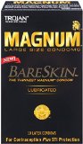 Trojan Magnum Bareskin Lubricated Condoms 10ct