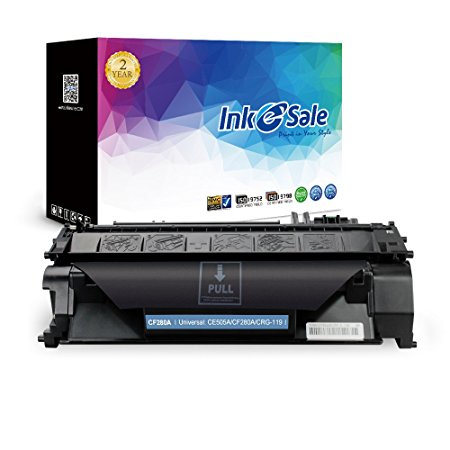 INK E-SALE Replacement for HP CF280A 80A Black Toner Cartridge for use with HP LaserJet HP LaserJet Pro 400 M401 MFP M425 Series Printer, 1 Pack Black