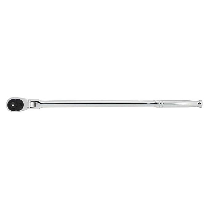 VECTOR J&R Quality Tools 1/4" Drive Extra Long Flexible Head Ratchet Handle, 11" Long