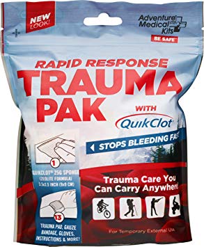 Adventure Medical Kits Rapid Response Trauma Pak with QuickClot