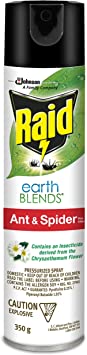 Raid earthblends ant & Spider bug killer 350 gram