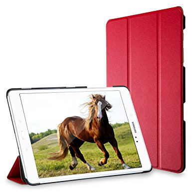 Galaxy Tab A 9.7 Case, JETech Slim-Fit Case Cover for Samsung Galaxy Tab A 9.7 inch Tablet with Auto Sleep/Wake Feature (Red)