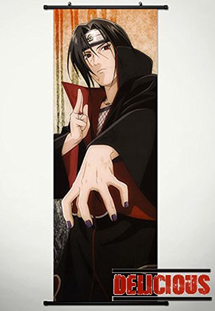 Home Decor Japanese Anime Naruto Cosplay Wall Scroll Poster Uchiha Itachi 17.7 X 49.2 Inches-P104447001