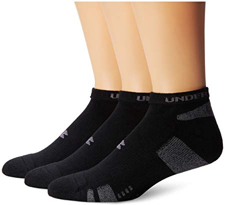 Under Armour Men's HeatGear No-Show Socks (3-Pack) (Color may vary)