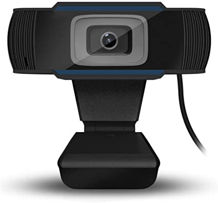 HD Webcam 1080P Streaming Web Camera with Microphones, Autofocus Webcam for Conferencing, USB Computer Camera for Mac Xbox YouTube Skype, Free-Driver Installation (Purplish Blue)