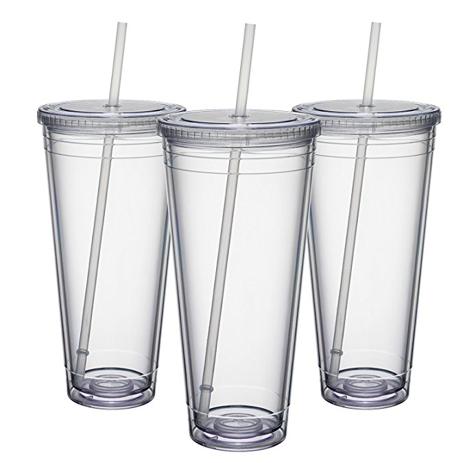 Maars Insulated Travel Tumblers 32 oz. | Double Wall Acrylic | 6 Pack