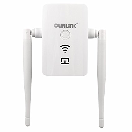 OURLiNK WiFi Router/Extender 750mbps Wireless Repeater Booster Range Extender Mini AP Hotspot Access Point 5.0GHz/2.4GHz Signal Amplifier Network Adapter with WPS, Extends WiFi to Smart Home (AC750)
