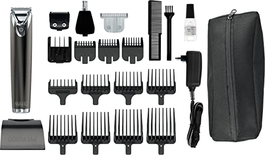 WAHL Hair Trimmer Lithium - Stainless Steel, All in one (9864-016), Bk