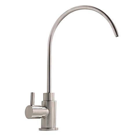 VCCUCINE Commercial Lead Free Stainless Steel Kitchen Bar Sink Filtration Water Purifier Faucet, Brushed Nickel Finish Drinking Water Faucets