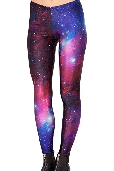 Alaroo Women's Galaxy Leggings - Printed high waist,S-XXL Super Soft&Cute