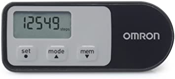 Omron Walking Style One 2.1 Pedometer - Black/grey