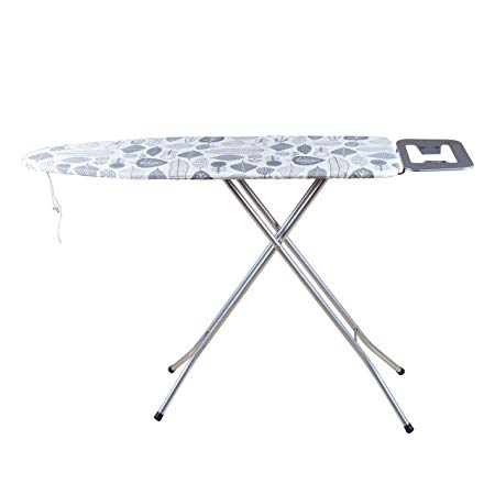 Viasonic Basic  Standard Ironing Board - Large Surface - Sturdy Legs - Iron Rest - Cotton Poly Cover & Mesh Surface Board by Unity