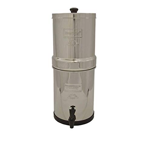 Big Berkey with 4 9" Imperial Ceramic Filters and 4 PF-4 Fluoride Filters