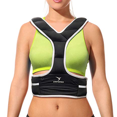 Empower Weighted Vest for Women, Weight Vest for Running, Workout, Cardio, Walking, 4lb or 8lb